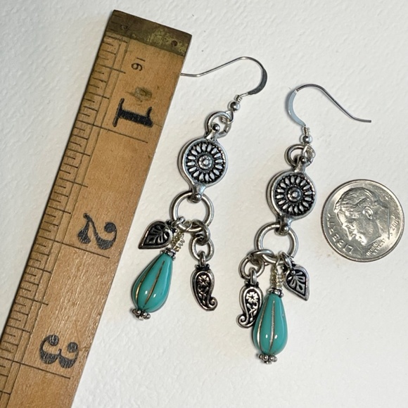 ARTISAN Earrings “Southwestern Charm” Dangles - Picture 4 of 7